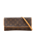 Louis Vuitton B Louis Vuitton Brown Monogram Canvas Canvas Monogram Pochette Twin GM Spain