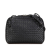 Bottega Veneta B Bottega Veneta Black Nappa Leather Leather Nappa Intrecciato Nodini Crossbody Italy