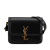 Saint Laurent B Saint Laurent Black Calf Leather Small skin Solferino Satchel In Box Italy