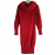 Alexander McQueen Robe Angora rouge vif, t. S