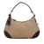 Prada B Prada Brown Beige Canvas Fabric Canapa Logo Shoulder Bag Italy