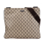 Gucci AB Gucci Brown Beige Coated Canvas Fabric GG Supreme Crossbody Italy