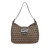 Fendi B Fendi Brown Dark Brown Canvas Fabric Zucchino Shoulder Bag Italy