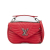 Louis Vuitton B Louis Vuitton Red Calf Leather New Wave Chain Bag MM Italy