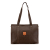 Celine B Celine Brown Coated Canvas Fabric Macadam Tote Italy