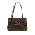 Fendi B Fendi Brown Canvas Fabric Zucca Shoulder Bag Italy