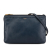 Celine B Celine Blue Dark Blue Calf Leather Small Trio Crossbody Italy