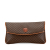 Celine B Celine Brown Coated Canvas Fabric Macadam Clutch Italy