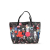 Givenchy AB Givenchy Black Coated Canvas Fabric Cat Print Antigona Tote Italy