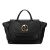 Gucci B Gucci Black Calf Leather Medium 1973 Handbag Italy