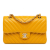 Chanel AB Chanel Yellow Caviar Leather Leather Small Classic Chevron Caviar Double Flap France