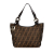 Fendi B Fendi Brown Canvas Fabric Zucca Chef Tote Italy