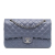 Chanel B Chanel Purple Lambskin Leather Leather Medium Classic Lambskin Double Flap France