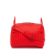 Bottega Veneta AB Bottega Veneta Red Calf Leather Small Intrecciato Nodini Crossbody Italy