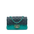 Chanel AB Chanel Blue Lambskin Leather Leather Mini Rectangular Classic Tricolor Lambskin Flap France