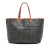 Goyard AB Goyard Black Coated Canvas Fabric Goyardine Saint Louis PM France