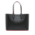 Christian Louboutin AB Christian Louboutin Black Calf Leather skin Loubinthesky Cabata Tote Italy