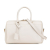 Saint Laurent B Saint Laurent White Calf Leather Classic Duffle 6 Satchel Italy