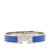 Hermès B Hermès Blue with Silver Enamel Other Narrow Clic H Bracelet PM France