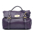 Mulberry B Mulberry Purple Calf Leather skin Alexa Satchel Turkey