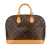 Louis Vuitton B Louis Vuitton Brown Monogram Canvas Canvas Monogram Alma PM France