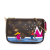 Louis Vuitton Brown Monogram Bears on Skis Christmas Animation Mini Pochette Accessories France