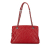 Chanel B Chanel Red Caviar Leather Leather CC Petite Caviar Soft Tote Italy