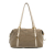 Prada B Prada Brown Canvas Fabric Canapa Logo Shoulder Bag Italy