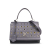 Louis Vuitton B Louis Vuitton Gray Calf Leather Eyelet LockMe II France