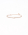 Fendi FF Logo Baguette Rose Gold Bracelet