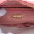 Prada Front Pocket Crossboby in Pink Saffiano Leather