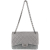 Chanel Jumbo Classic Double Flap Grey Caviar Leather Silver