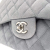 Chanel Jumbo Classic Double Flap Grey Caviar Leather Silver