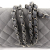 Chanel Jumbo Classic Double Flap Grey Caviar Leather Silver