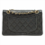 Chanel Double Flap 1997-1999 Black Lambskin Small