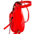 Moschino Leather Red Backpack