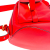 Moschino Leather Red Backpack