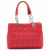 Christian Dior Cannage Tote in Red Leather