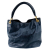 Prada Shoulder Hobo Blue-Gray Leather