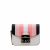 Furla Metropolis Mini Crossbody Black and Pink Leather