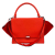 Celine Trapeze Medium Leather Red Bag