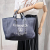 Chanel Deauville MM Canvas & Leather Denim Blue Silver