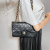 Chanel Classic Double Flap Chain Bag Black Leather Small