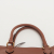 Prada Vitello Phenix Brown Leather Handbag