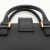 Saint Laurent Paris Baby Cabas 2-Way Leather Black Bag