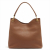 Prada Vitello Phenix Leather One Shoulder Brown