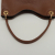 Prada Vitello Phenix Leather One Shoulder Brown