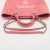 Chanel Deauville MM Canvas & Leather 2way Pink Silver