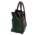 Celine Luggage Medium Leather Tote Bag Brown & Green