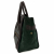 Celine Luggage Medium Leather Tote Bag Brown & Green